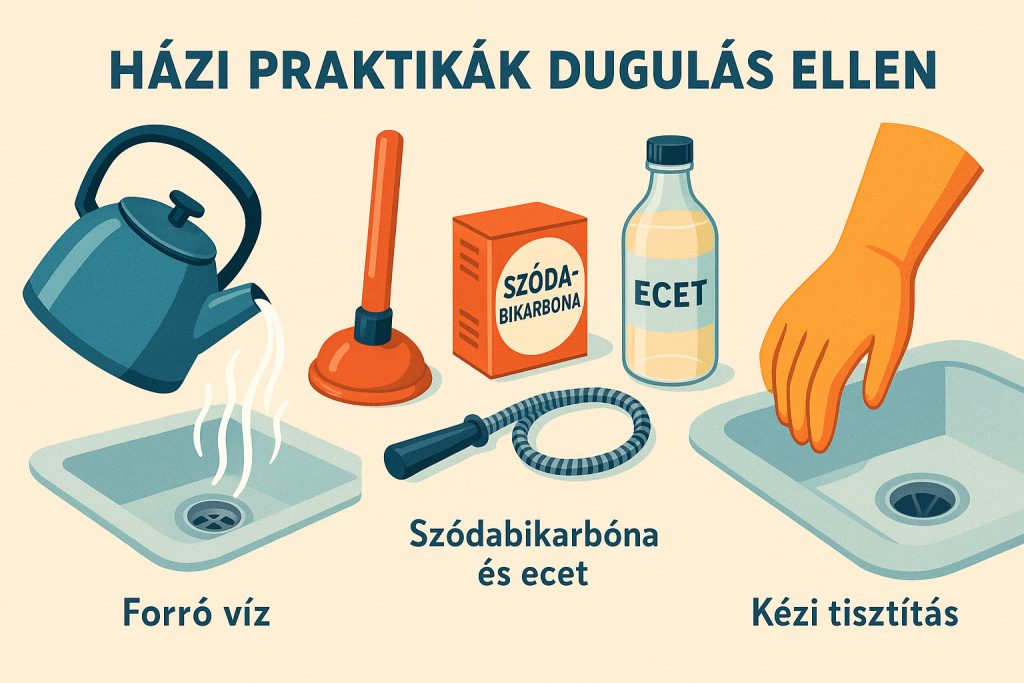 Duguláselhárítás házi praktikák
